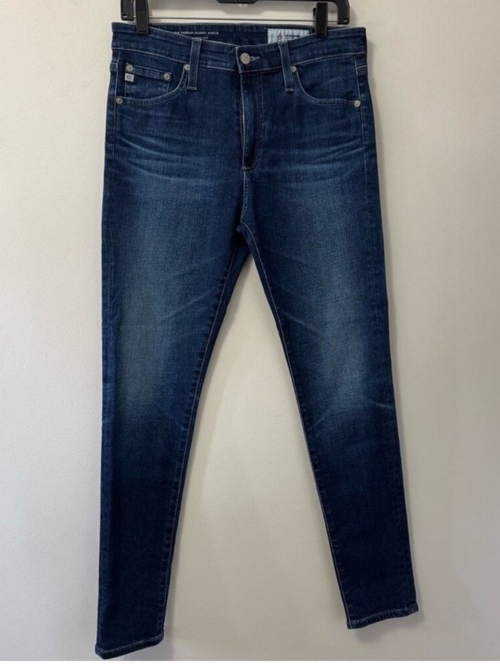 AG Jeans Farrah Skinny Ankle 29R High Rise Denim Stretch